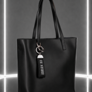 Torebka skórzana shopper A4 Venice - czarna